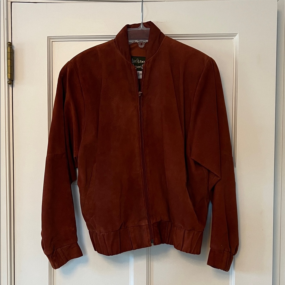 Neiman Marcus Women's Suede Bomber Jacket